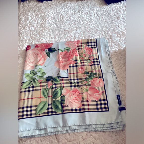 Burberrys Ladies Silk Scarf - Picture 1 of 8
